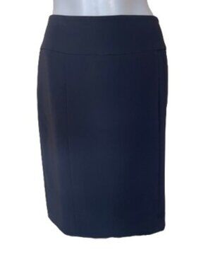 Jones New York Navy Pencil Skirt Size 8 Office Siren Quiet Luxury Career Chic